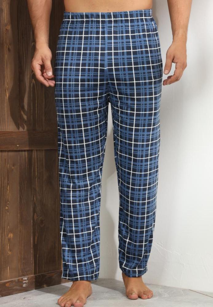 Pantaloni de Pijama ,Barbati,Culoare Bleumarin cu Alb ,Engros
